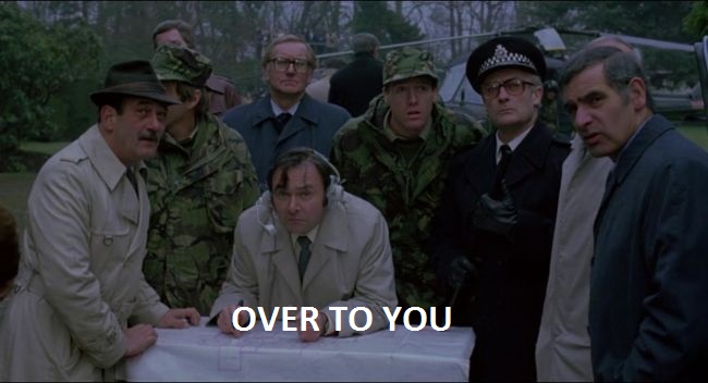 Over to you